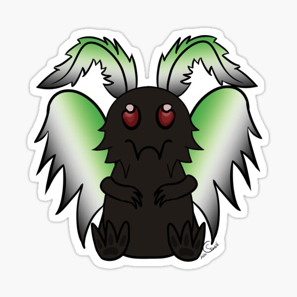 Mothman - Aro Pride Sticker