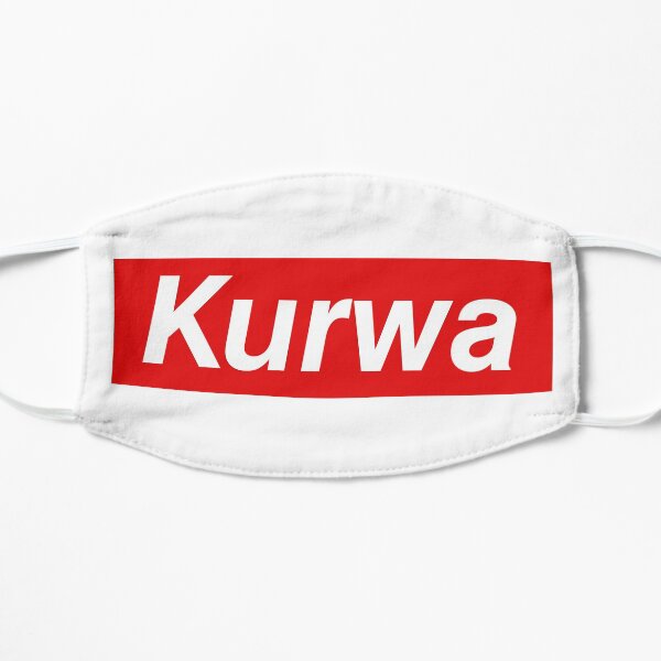 kurwa polish quote Mask