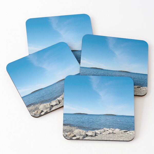 Item preview, Beautiful lake view and blue sky in Sweden designed and sold by Sasas Design.