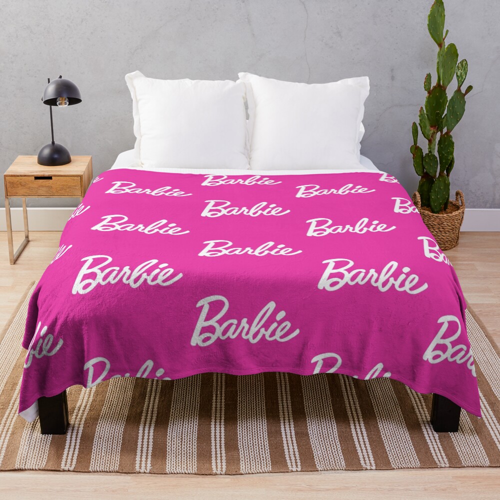 Get A Beautiful Barbie Throw Blanket For Your Little Doll