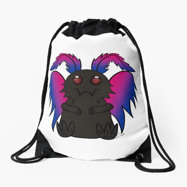 Mothman - Bi Pride Drawstring Bag