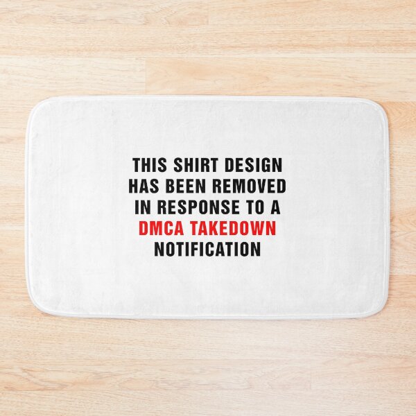 Item preview, DMCA Violation Takedown Notice (Black) designed and sold by Fanboys Anonymous.