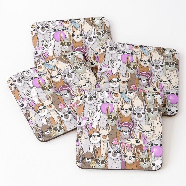 Item preview, Llama Llama Party Selfie designed and sold by LoveTypes.