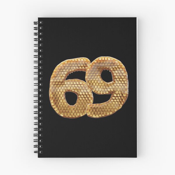 Item preview, 69 Number 3d Honey Numbers Font designed and sold by HelloFromAja.