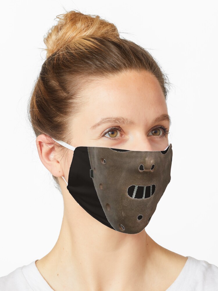 Download Hannibal Lecter Face Mask Mask By Myweek Redbubble PSD Mockup Templates