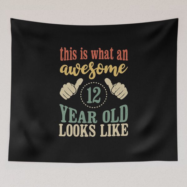 Item preview, This is What an Awesome 12 Year Old Looks Like, 12th Birthday Gift For Boys Girls designed and sold by Tomert.