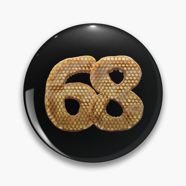 Item preview, 68 Number 3d Honey Numbers Font designed and sold by HelloFromAja.