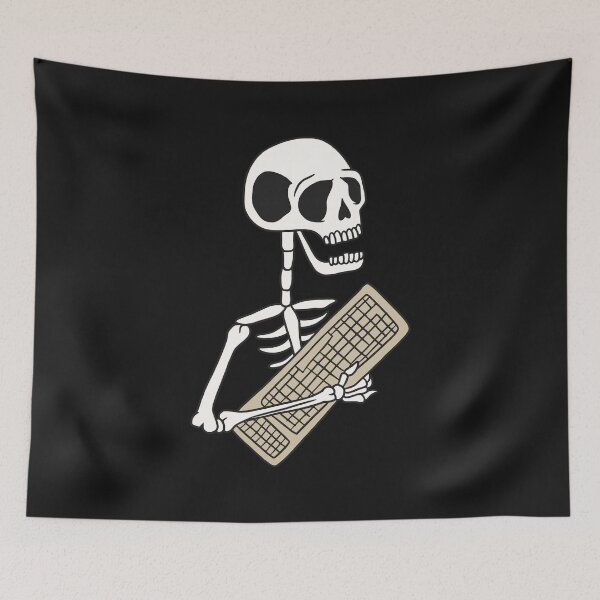 Item preview, Skeleton with keyboard designed and sold by DerSenat.