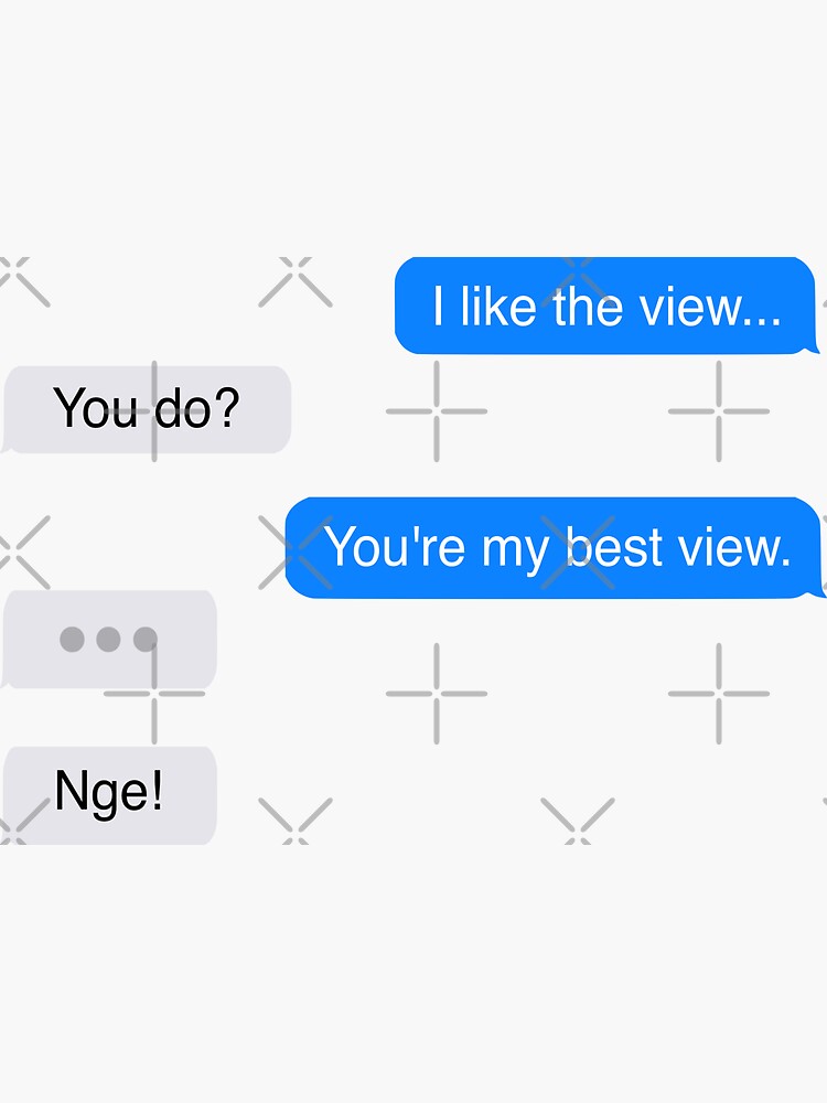 "ED AND ROSE I LIKE THE VIEW" Sticker for Sale by aydapadi Redbubble