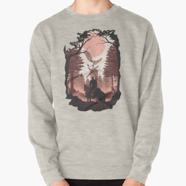 Wild Hunt "- la conception est réalisée à l'aide d'une œuvre d'art abstrait Sweatshirt épais