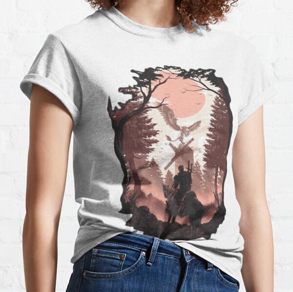 Wild Hunt "- la conception est réalisée à l'aide d'une œuvre d'art abstrait T-shirt classique