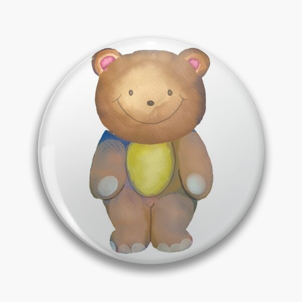 Item preview, A Cute Smiling Teddy Bear designed and sold by LADYGOODMOOD.