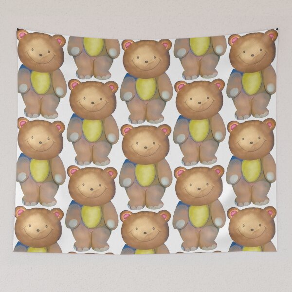 Item preview, A Cute Smiling Teddy Bear designed and sold by LADYGOODMOOD.