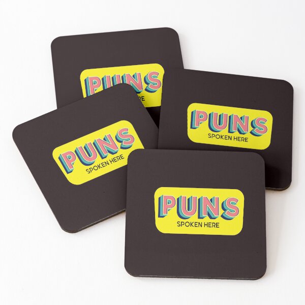 Item preview, PUNS Spoken Here - on BLACK designed and sold by seize39.