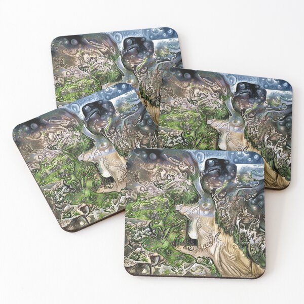 Item preview, Surrealist dreaming stream in an embossed 3D style designed and sold by Sylvan Myst.