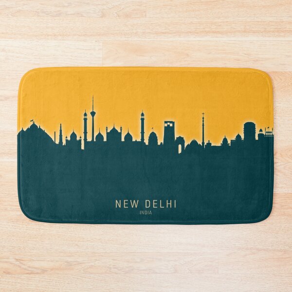 Item preview, New Delhi India Skyline designed and sold by ArtPrints.
