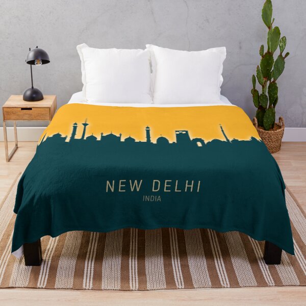 Item preview, New Delhi India Skyline designed and sold by ArtPrints.