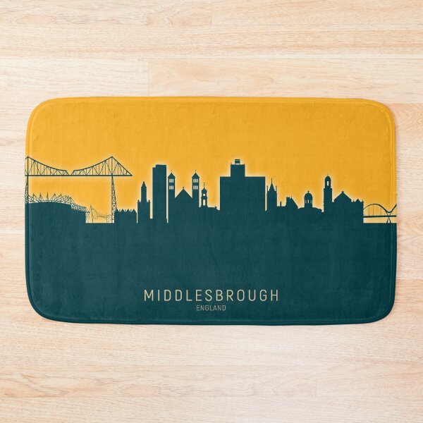 Item preview, Middlesbrough England Skyline designed and sold by ArtPrints.