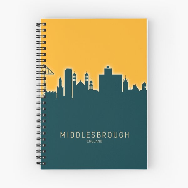 Item preview, Middlesbrough England Skyline designed and sold by ArtPrints.