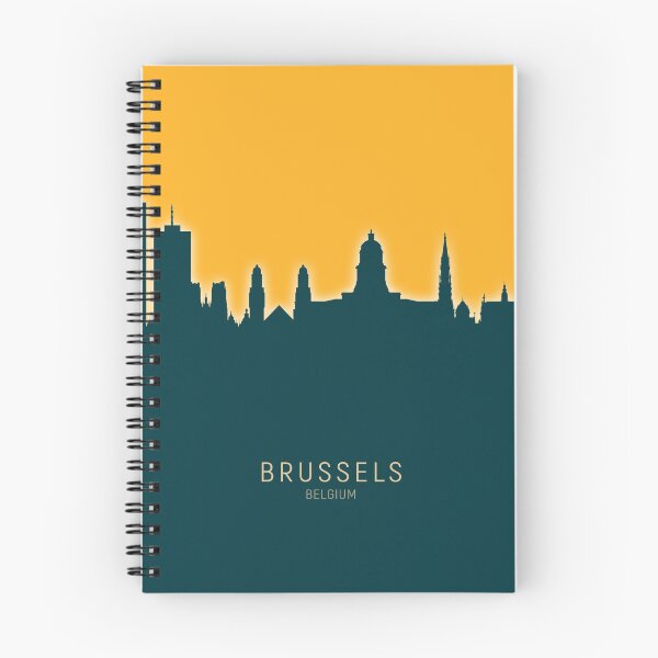 Item preview, Brussels Belgium Skyline designed and sold by ArtPrints.