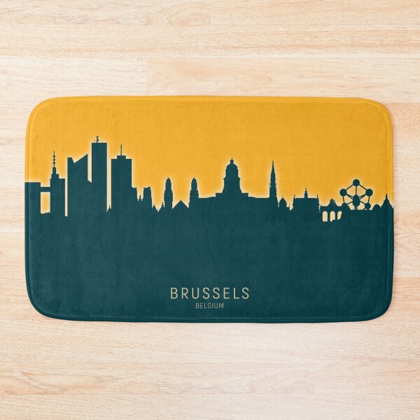 Item preview, Brussels Belgium Skyline designed and sold by ArtPrints.