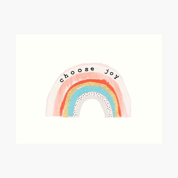 Choose Joy Art Print