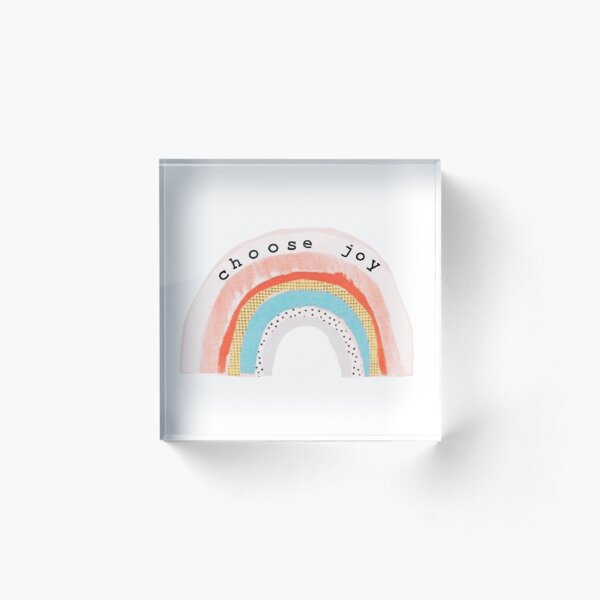 Choose Joy Acrylic Block