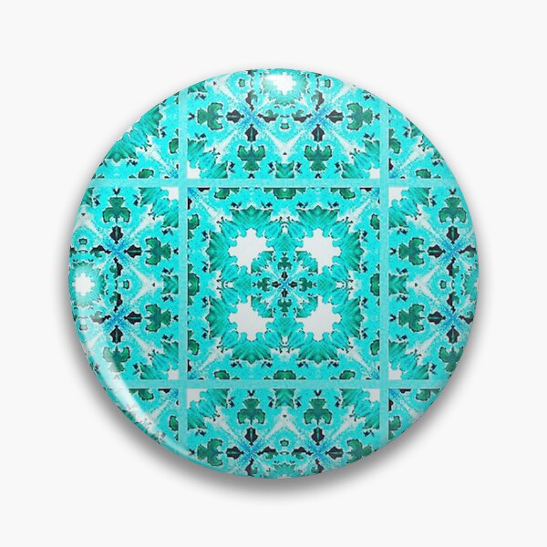 Item preview, Turquoise Tile Mosaic designed and sold by DVanSiceartist.