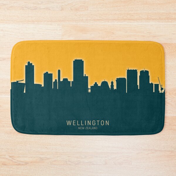Item preview, Wellington New Zealand Skyline designed and sold by ArtPrints.