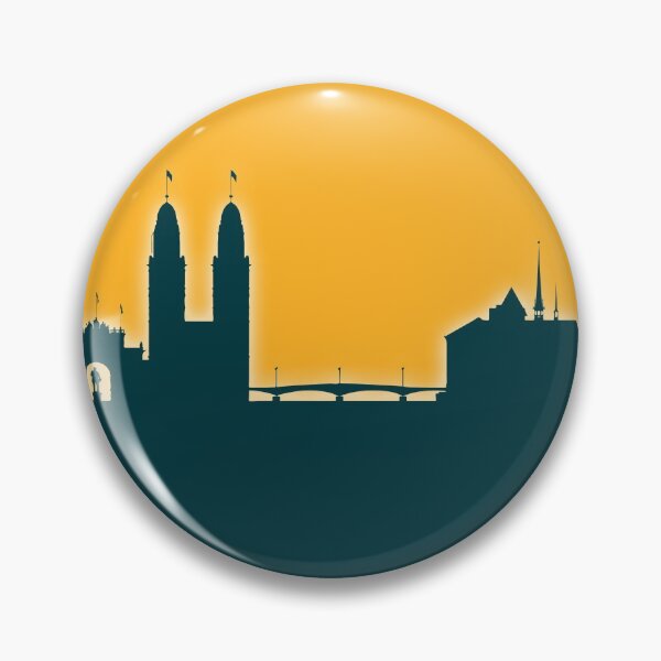 Item preview, Zurich Switzerland Skyline designed and sold by ArtPrints.