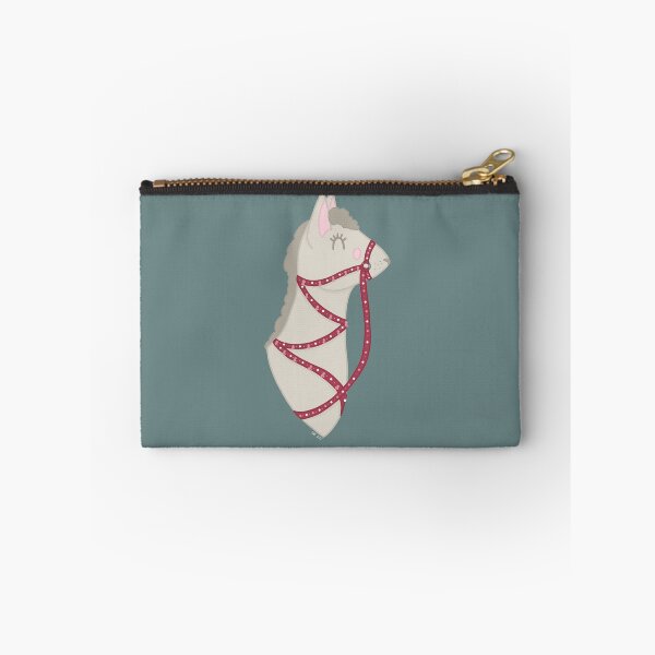 Item preview, Boho Llama Sticker Pink & Blue Grey designed and sold by dreamdrawer15.