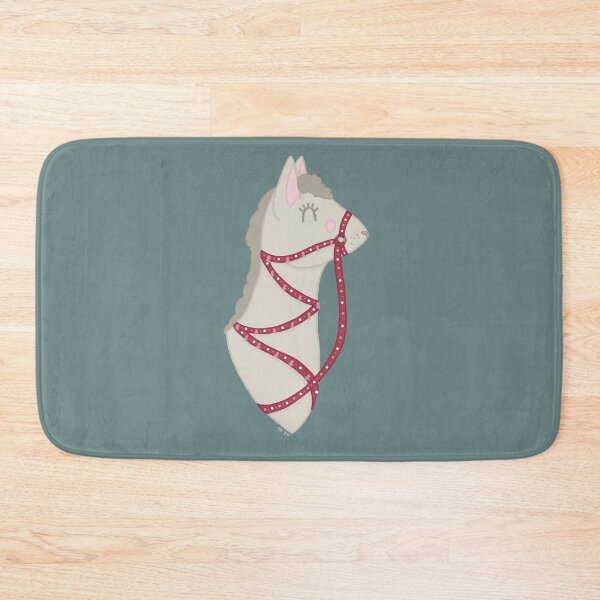 Item preview, Boho Llama Sticker Pink & Blue Grey designed and sold by dreamdrawer15.