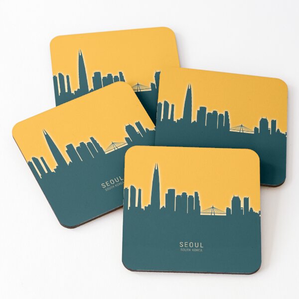 Item preview, Seoul Skyline South Korea designed and sold by ArtPrints.