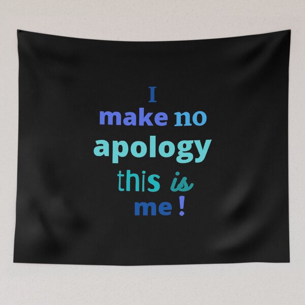 Item preview, I Make No Apology This Is Me designed and sold by Kerry T.