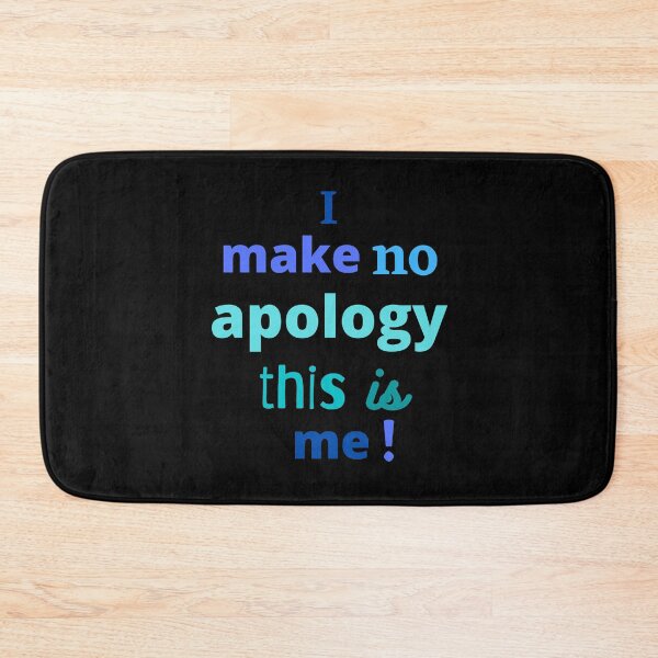Item preview, I Make No Apology This Is Me designed and sold by Kerry T.