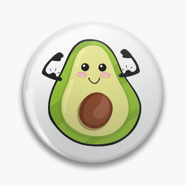 Item preview, Cute Avocado Healthy designed and sold by BrightLightArts.