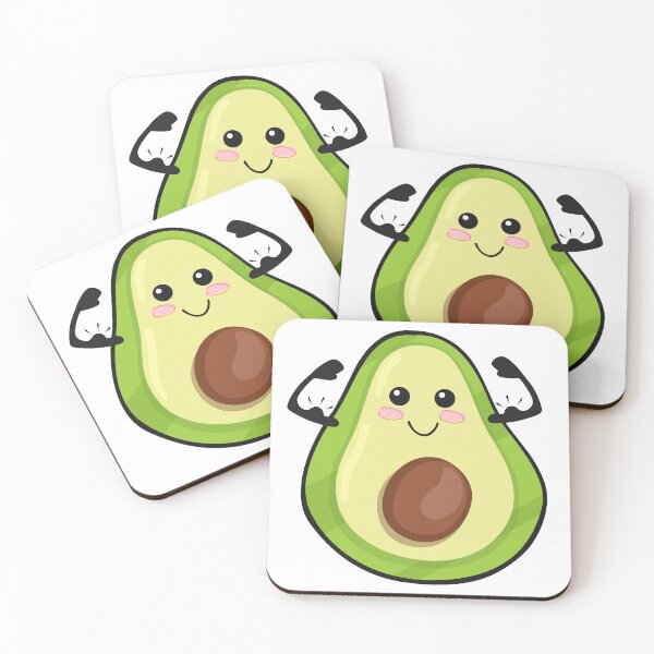 Item preview, Cute Avocado Healthy designed and sold by BrightLightArts.