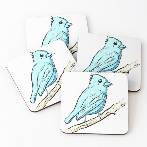Item preview, Blue Bird Sticker Wall Art designed and sold by narekmug.