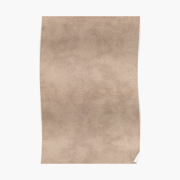 Light brown leather Poster