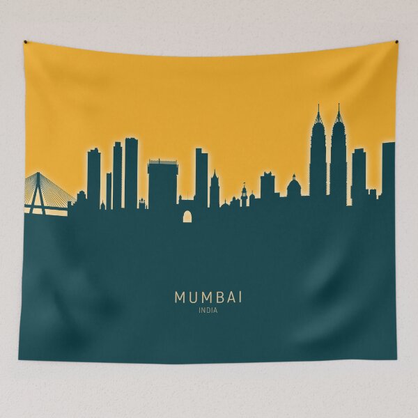 Item preview, Mumbai Skyline India Bombay designed and sold by ArtPrints.