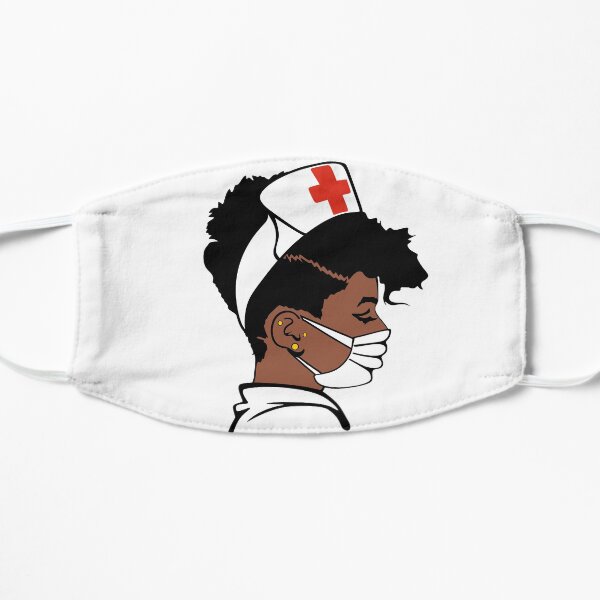 Black Nurse Flat Mask