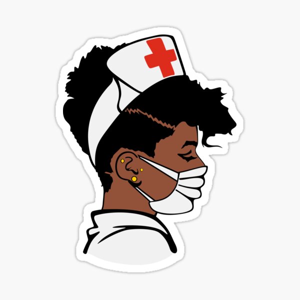 Black Nurse Stickers – The Trini Gee