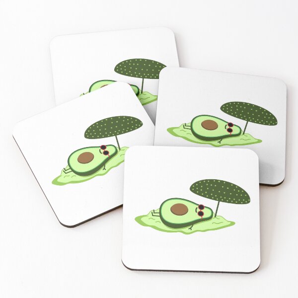 Item preview, Funny avocado on the beach designed and sold by spontania.