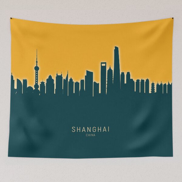 Item preview, Shanghai China Skyline designed and sold by ArtPrints.