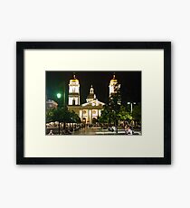 PLAZA Framed Print
