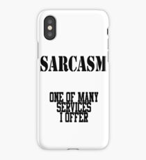Sarcasm iPhone Case/Skin