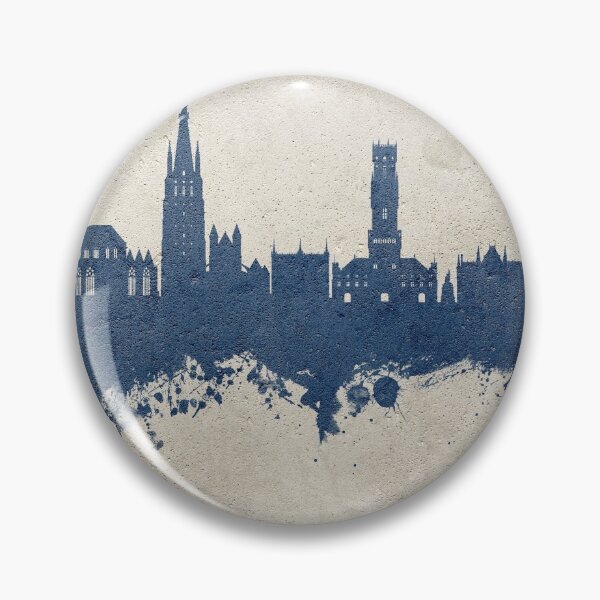 Item preview, Bruges Belgium Skyline designed and sold by ArtPrints.