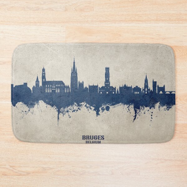 Item preview, Bruges Belgium Skyline designed and sold by ArtPrints.