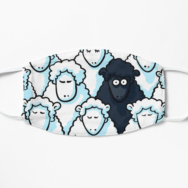 you are different sheep Flat Mask