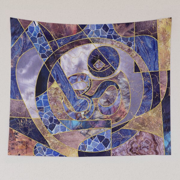 Item preview, Om symbol abstract textures collage designed and sold by k9printart.